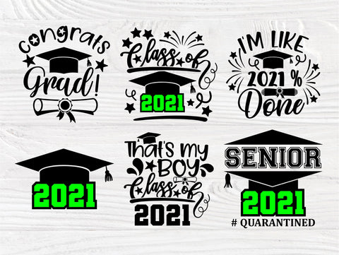 Graduate SVG Bundle, Class of 2021 Svg, Senior Svg SVG TonisArtStudio 