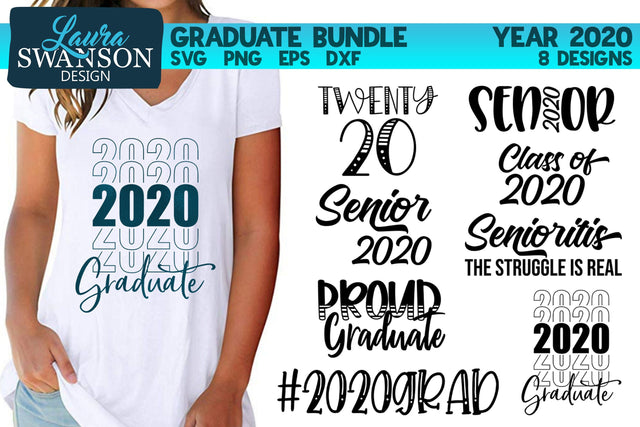 Graduate SVG Bundle - Year 2020 SVG Laura Swanson Design 
