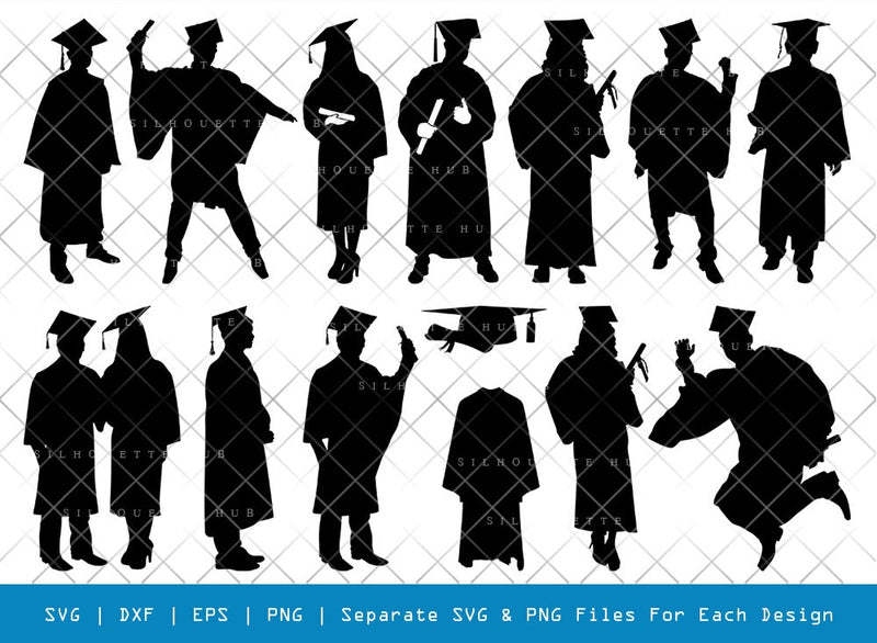 Graduate SVG Cut Files | Graduate Silhouette | Graduation Svg ...