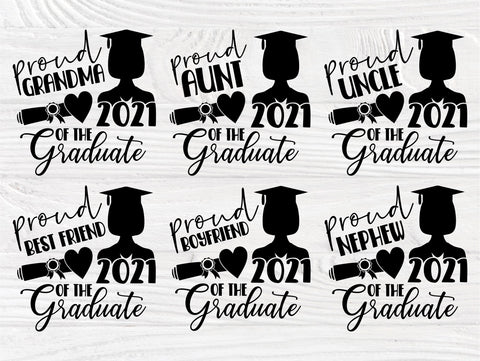 Graduation 2021 SVG Bundle, Class of 2021 Shirts, Graduate Svg SVG TonisArtStudio 