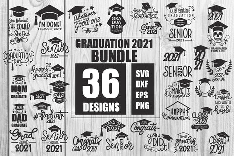 Graduation 2021 SVG Bundle SVG dadan_pm 