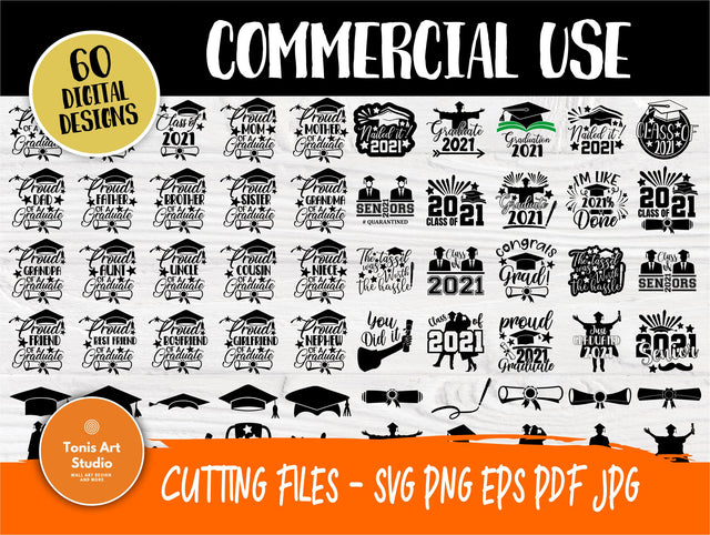 Graduation 2021 SVG, Class of 2021 Svg, Senior Svg SVG TonisArtStudio 