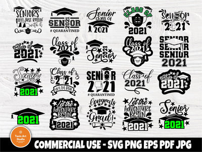 Graduation 2021 SVG, Class of 2021 Svg, Senior Svg SVG TonisArtStudio 