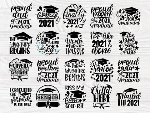 Graduation 2021 SVG, Class of 2021 Svg, Senior Svg SVG TonisArtStudio 
