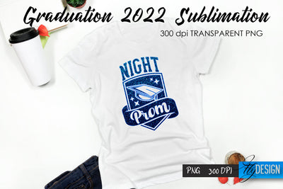 Graduation 2022 T-Shirt Sublimation Design V.45 Sublimation Fly Design 