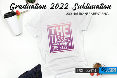 Graduation 2022 T-Shirt Sublimation Design V.56 Sublimation Fly Design 