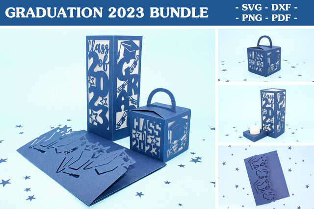 Graduation 2023 svg bundle | Class of 2023 | Grad lantern 3D Paper CuttingLineStore 