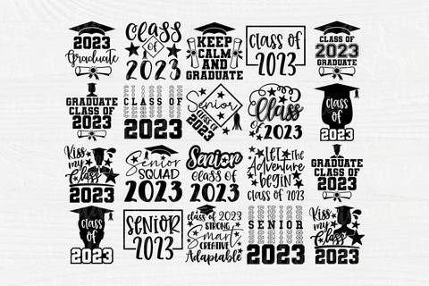 Graduation 2023 SVG Bundle, Graduate Svg Cut Files SVG TonisArtStudio 