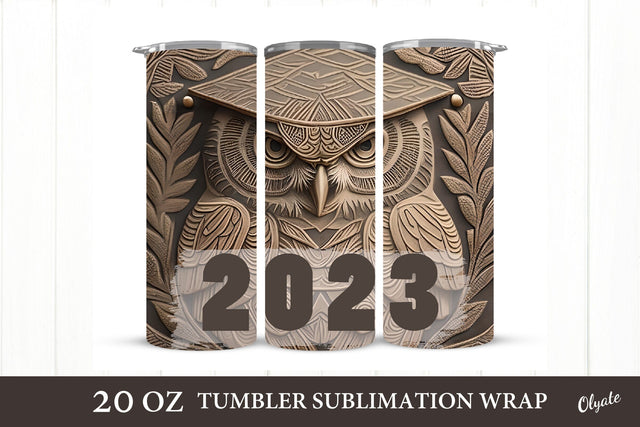 Graduation 2023 Tumbler. 20 OZ Tumbler Wrap Sublimation Sublimation Olga Terlyanskaya 