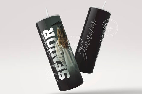 Graduation 2023 Tumbler, Add Your Own Text, Senior 2023 Tumbler, 20oz Skinny Tumbler, Class of 2023, Graduation Wrap, Digital Download Sublimation Syre Digital Creations 