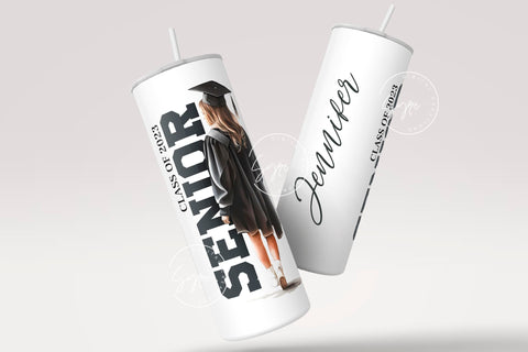 Graduation 2023 Tumbler, Add Your Own Text, Senior 2023 Tumbler, 20oz Skinny Tumbler, Class of 2023, Graduation Wrap, Digital Download Sublimation Syre Digital Creations 