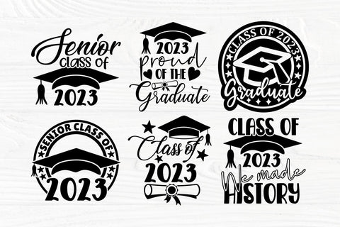 Graduation Bundle SVG, Graduation Svg, Proud of the Graduate Signs, Senior Class of 2023 Svg, Quotes, Cricut Files, Sayings, Silhouette Svg SVG TonisArtStudio 