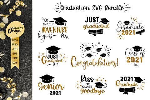 Graduation bundle - Svg layered Cut File. Graduation Cricut File SVG Klava P 