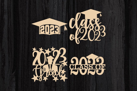Graduation Cake Topper SVG Bundle, Class Of 2023 Svg, Png, Dxf, Eps, Ai, Pdf, Jpg, Seniors Svg, Grad Cut Files, Cricut, Silhouette Cameo SVG TonisArtStudio 