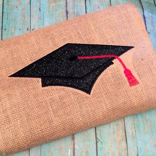 Graduation Cap Applique Embroidery Embroidery/Applique Designed by Geeks 