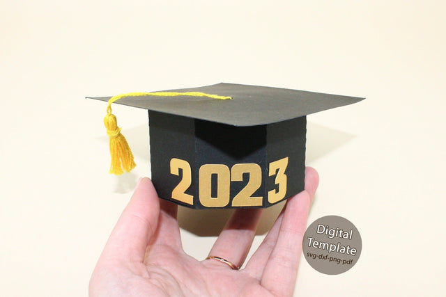 Graduation cap box svg, Graduation favors SVG CuttingLineStore 