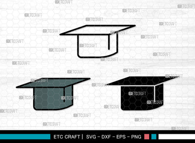 Graduation Cap Icons Color, Graduation Cap Svg, Grad cap Svg, Graduation Cap, Graduation Caps, Graduation Cap Bundle, Icon Bundle, Svg Cut File, Dxf, Eps, Png, SVG ETC Craft 