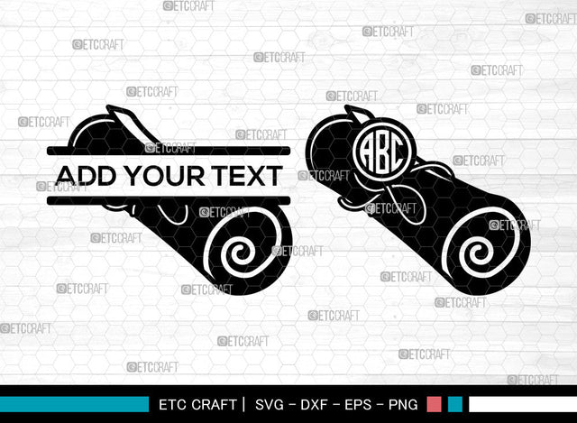 Graduation Cap Monogram SVG, Senior Cap Svg, Graduation Hat Svg, Graduate Svg, Split Monogram Svg SVG ETC Craft 