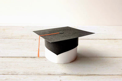 Graduation Cap Round Gift Box SVG 3D Paper Risa Rocks It 