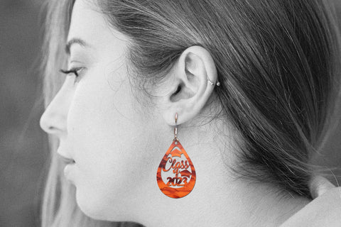 Graduation | Class of | Senior Earrings Bundle SVG zafrans studio 