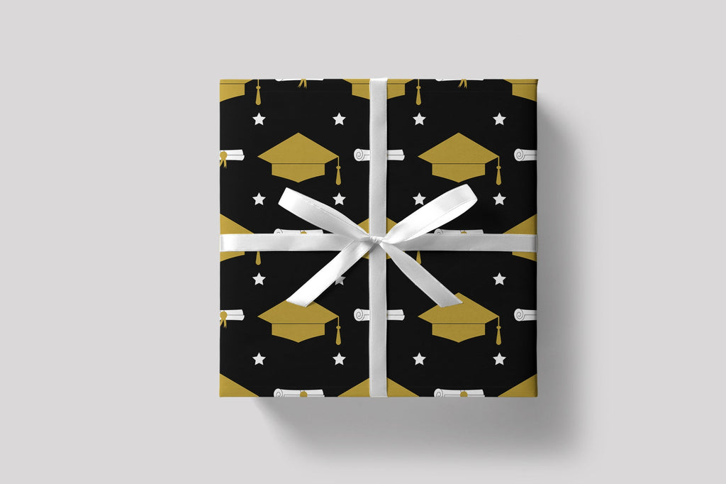 Graduation Digital Paper Bundle. Graduate Seamless Pattern - So Fontsy