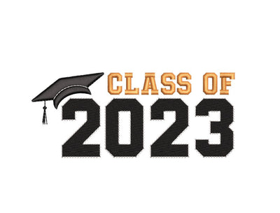 Graduation Embroidery Design, Class of 2023 Embroidery File, 2023 Grad, 3 sizes, Instant Download Embroidery/Applique DESIGNS Nino Nadaraia 