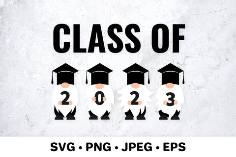 Graduation gnomes SVG. Class of 2023. Senior gnomes SVG LaBelezoka 
