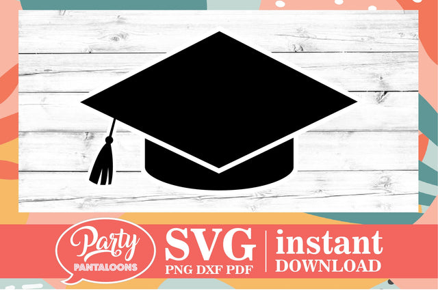 GRADUATION HAT | graduate SVG SVG Partypantaloons 