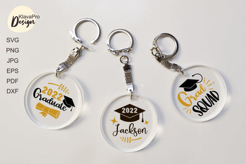 Graduation keychain bundle Svg layered Cut File SVG Klava P 