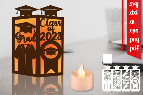 Graduation Lantern 2 Svg 3D Paper zafrans studio 
