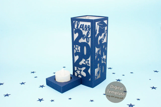 Graduation lantern 2023 svg, Class of 2023 svg 3D Paper CuttingLineStore 