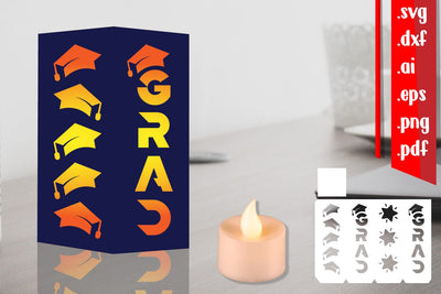 Graduation Lantern Svg 3D Paper zafrans studio 