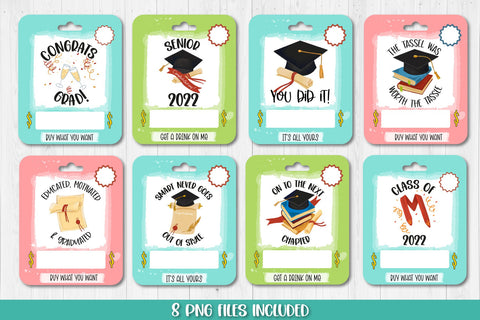 Graduation Money Card PNG Designs | Gift for Graduate Sublimation TatiStudio 