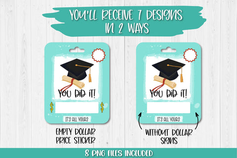 Graduation Money Card PNG Designs | Gift for Graduate Sublimation TatiStudio 