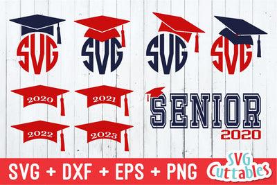 Graduation Monogram Frames SVG Svg Cuttables 