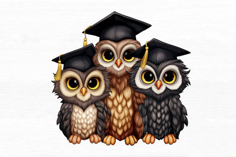 Graduation Owl Friends Sublimation Sublimation Regulrcrative 