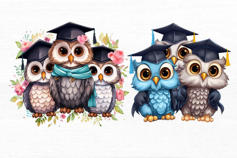 Graduation Owl Friends Sublimation Sublimation Regulrcrative 