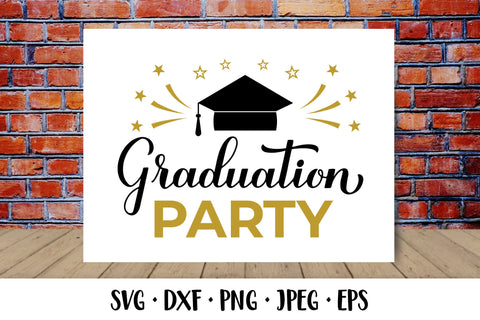 Graduation Party. Graduation SVG. Grad celebration decor SVG LaBelezoka 