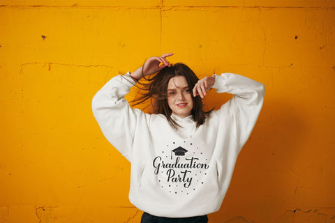 Graduation Party SVG. Grad celebration typography SVG LaBelezoka 