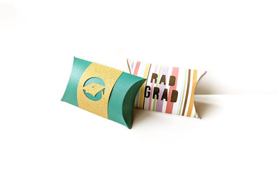 Graduation Pillow Box SVG 3D Paper Risa Rocks It 