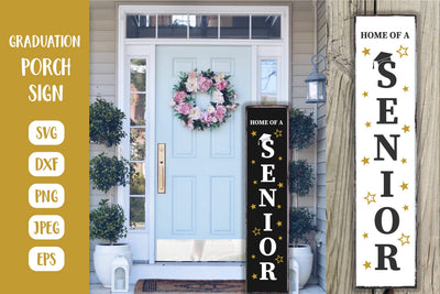 Graduation Porch Sign. Senior Vertical Front Sign SVG SVG LaBelezoka 