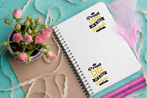 Graduation Sticker Bundle Sublimation DESIGNS DARK 