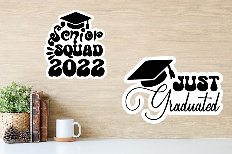 Graduation Digital Sticker Graduation Sticker Bundle - So Fontsy