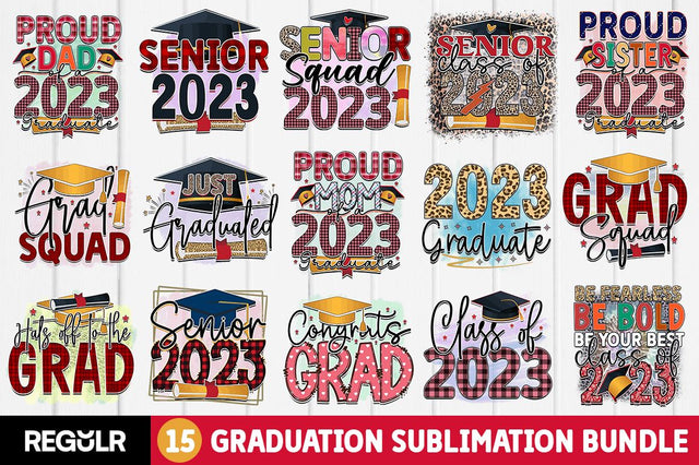 Graduation Sublimation Bundle SVG Regulrcrative 