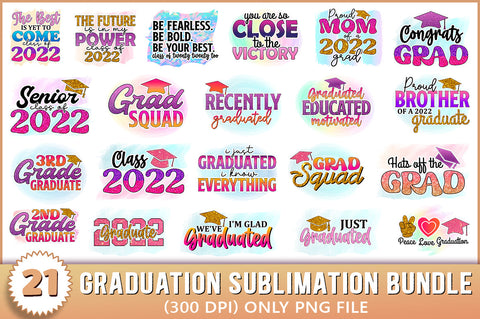 Graduation Sublimation Bundle SVG Shetara Begum 