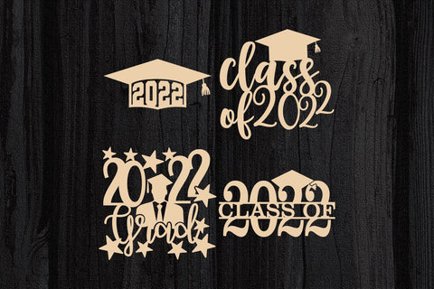 Graduation SVG Bundle, Cake Topper Svg, Class of 2022 Svg, Senior 2022 Svg, Png, Dxf, Eps, Ai, Cut Files For Cricut, Silhouette Cameo SVG TonisArtStudio 