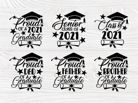 Graduation SVG Bundle, Class of 2021 Svg, Graduate SVG TonisArtStudio 
