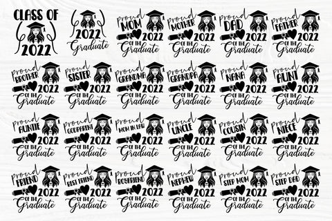 Graduation SVG Bundle, Class of 2022, Graduate Svg SVG TonisArtStudio 