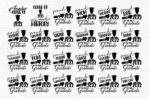 Graduation SVG Bundle, Class of 2022, Graduate Svg SVG TonisArtStudio 