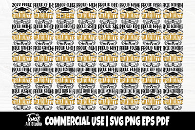Graduation SVG Bundle, Class of 2022 Svg, Graduate SVG TonisArtStudio 